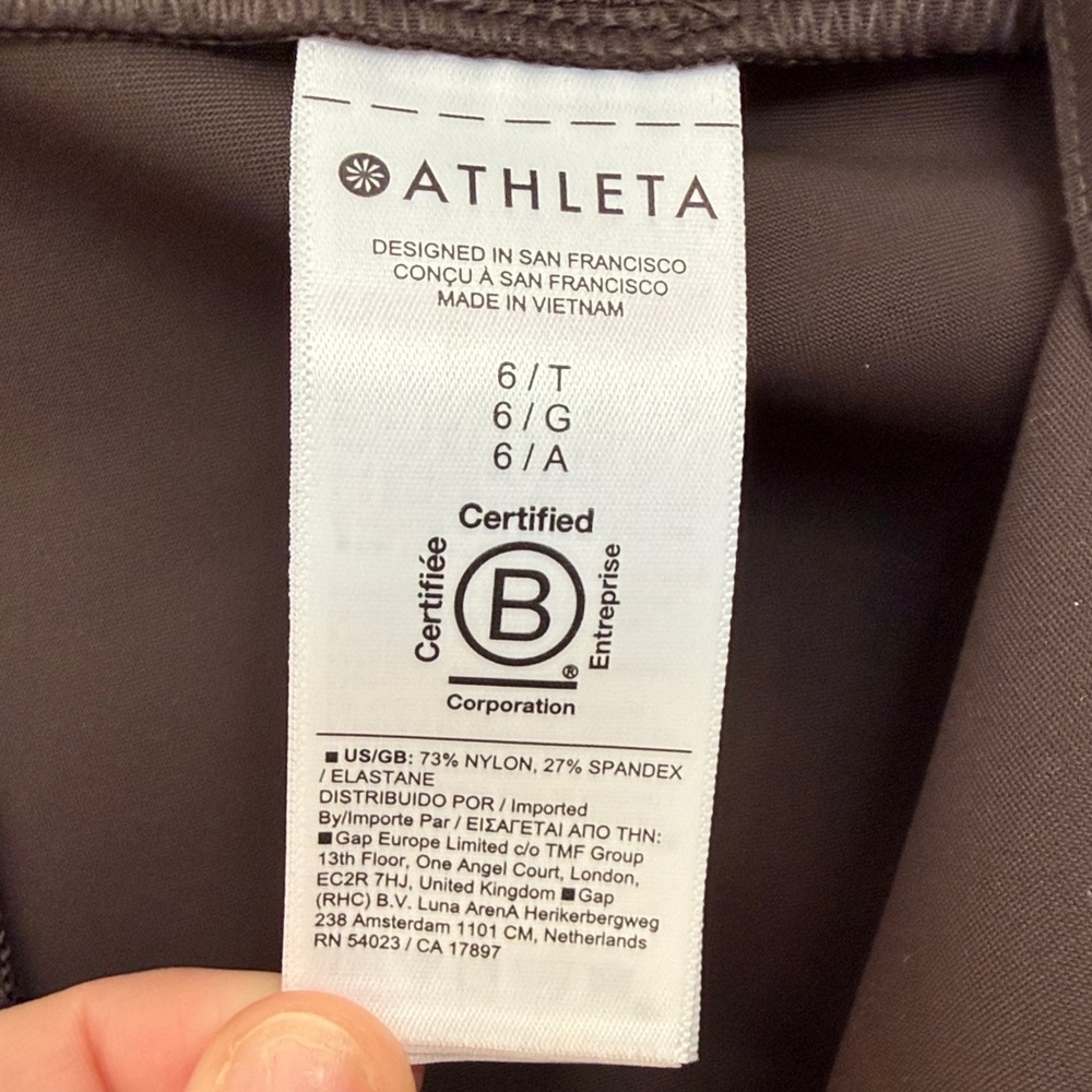 Athleta | High Rise Front Split Pant - Picture 5 of 8